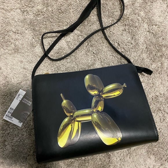 Jeff Koons X H&M leather crossbody bag LIMITED EDITION Balloon Dog Bag - Picture 2 of 3